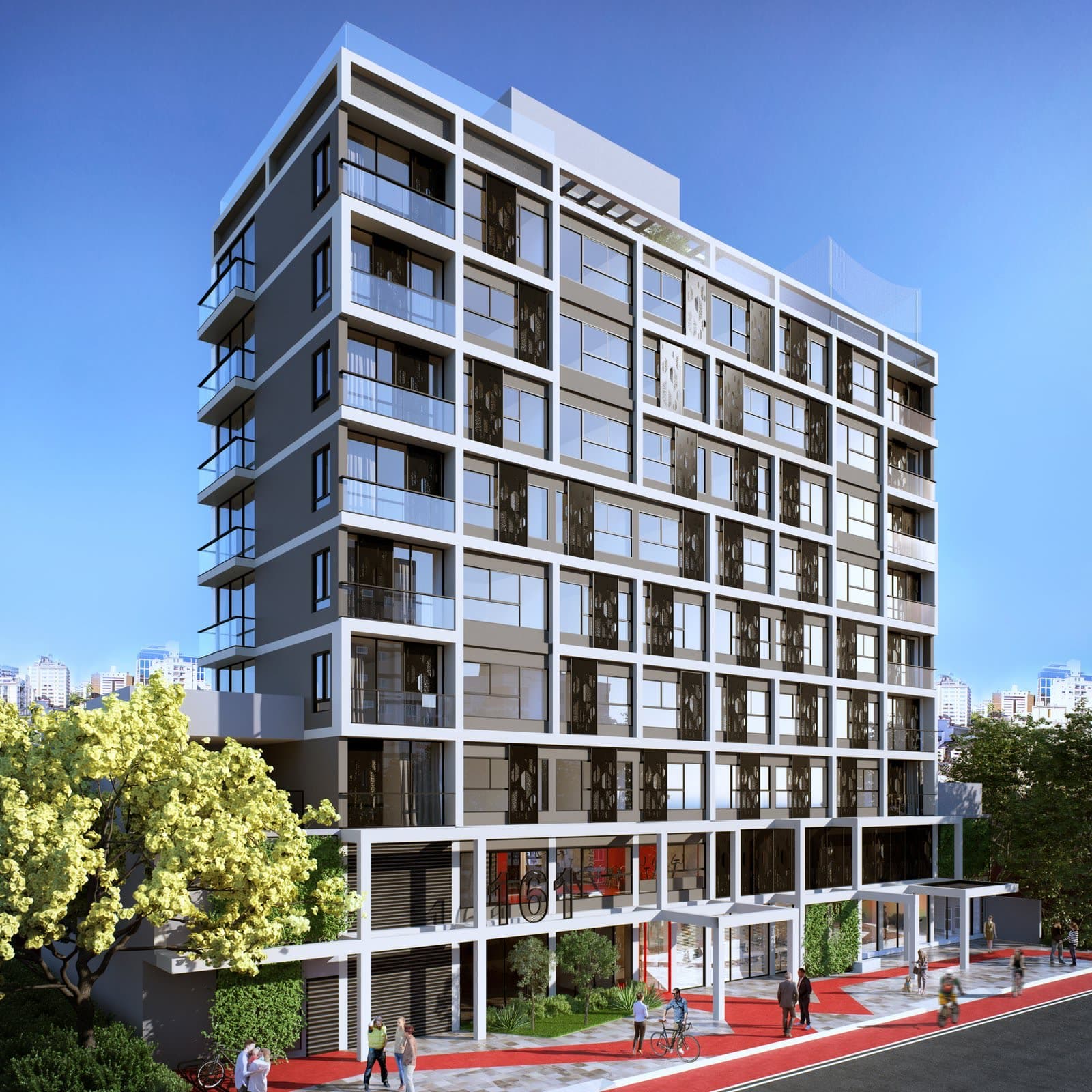 Bom Fim, Residencial com térreo comercial, projeto da A3